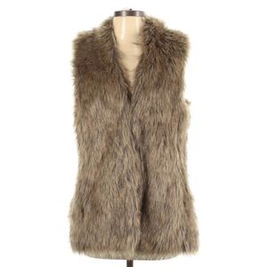 Banana Republic Faux Fur Vest
